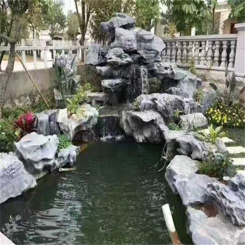 惠东庭院假山鱼池图片